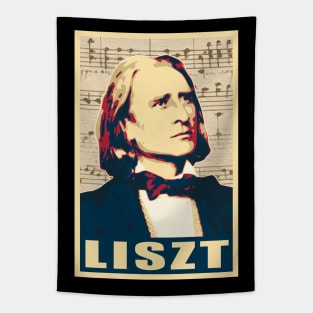 Franz Liszt musical notes Tapestry