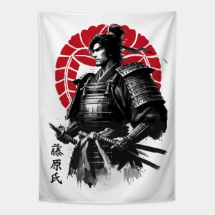 Samurai clan Fujiwara Tapestry