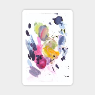 Abstract colorful oil painting Magnet