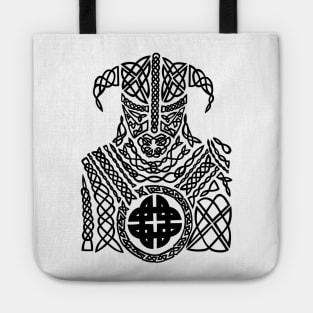 Ancient Celtic Knot Viking Warrior Tote