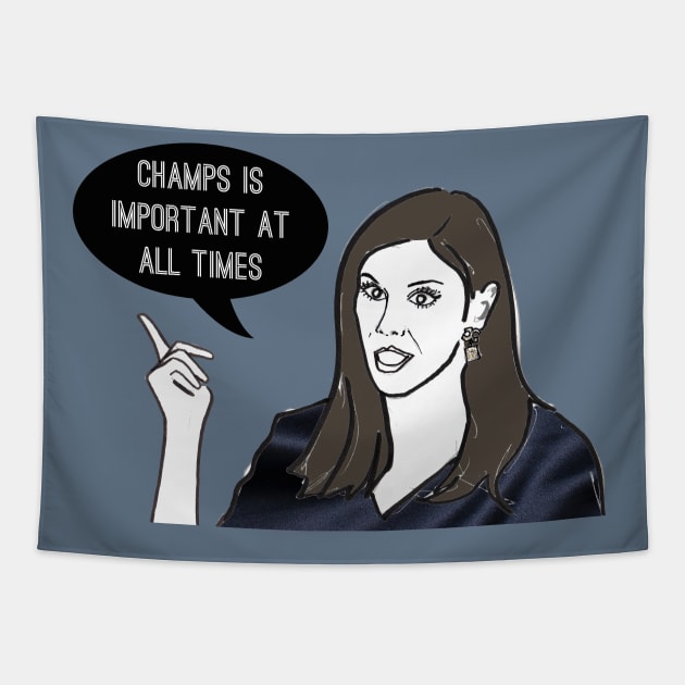 Champs Tapestry by Katsillustration