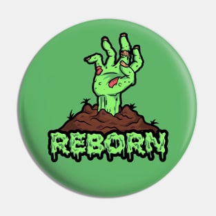 holloween zombie hand design Pin