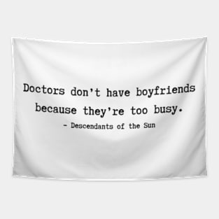 Descendants of the Sun Quotes Tapestry