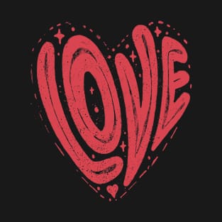 Love in a Heart Shape by Tobe Fonseca T-Shirt