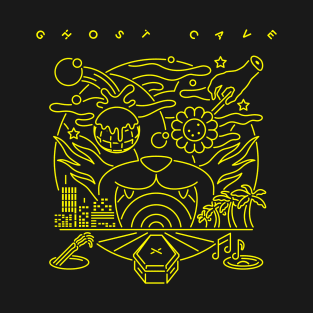 Ghost Cave Album Cover (yellow) T-Shirt