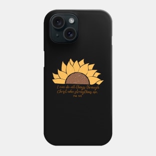 i can do all things through christ Christian Phone Case