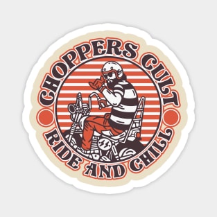 Choppers Cult Ride and Chill Magnet