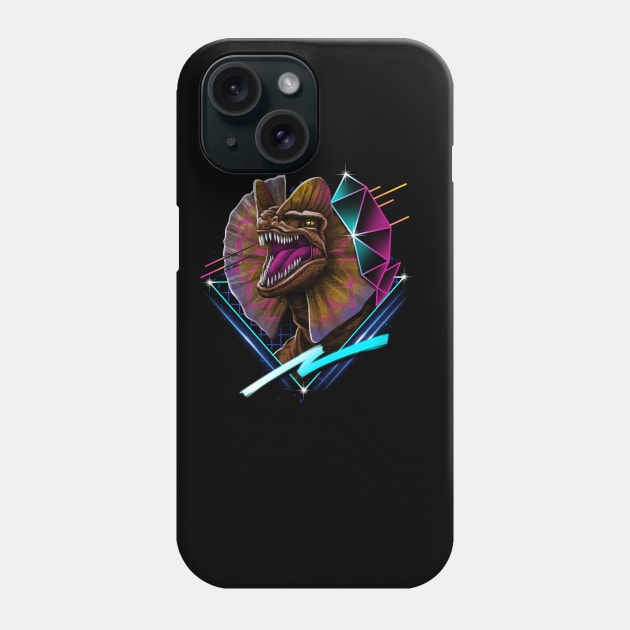 Rad Dilaphosaurus Phone Case by Vincent Trinidad Art