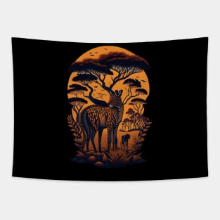 African Adventure - Roaming the Vast Savanna Tapestry