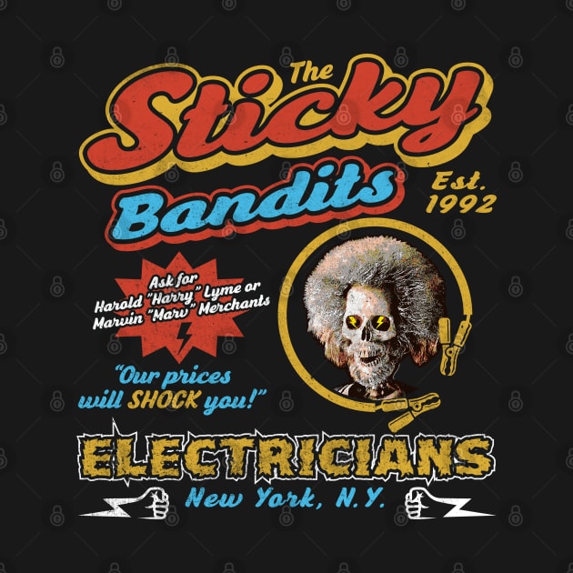 Sticky Bandits Electricians by Alema Art