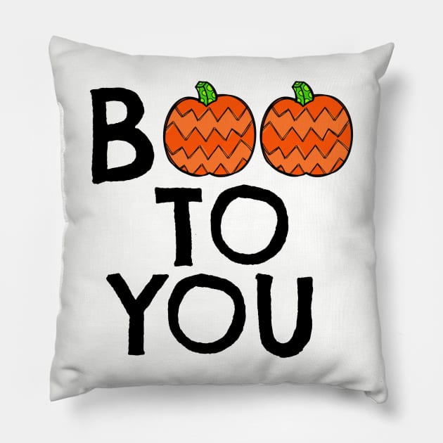 Boo To You Pillow by MickeysCloset