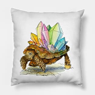 Crystal Turtle Pillow