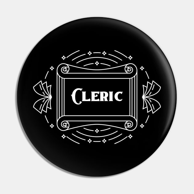 DnD Cleric - Dark Pin by banditotees