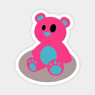 Marshmallow Teddybear Magnet