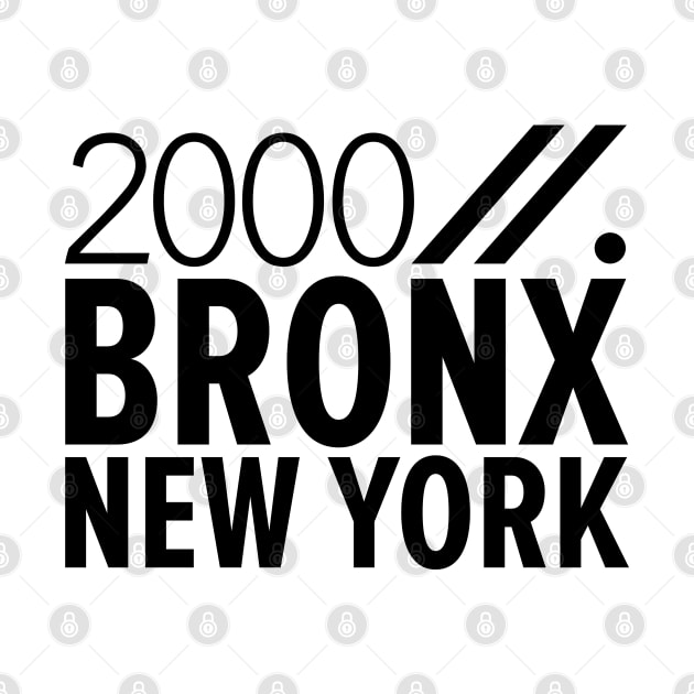 Bronx NY Birth Year Collection - Represent Your Roots 2000 in Style by Boogosh