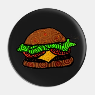 Hamburger Pin