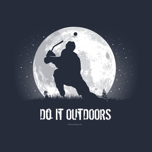 Do It Outdoors (Hockey) by eBrushDesign