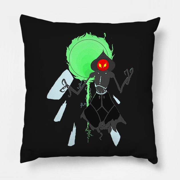 Flatwoods Monster Sighting Pillow by ArtEnceladus