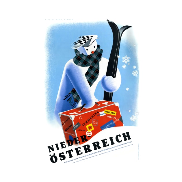 Vintage Travel Poster Austria Niederösterreich by vintagetreasure