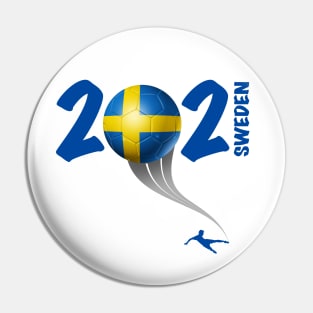 Sweden Euro Soccer 2021 Pin