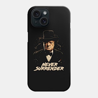 W Churchill Phone Case