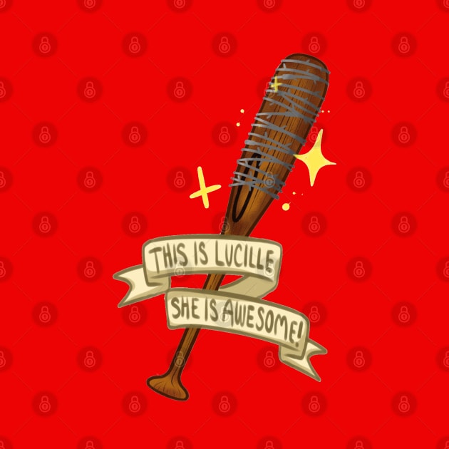 Lucille TWD Sticker by EllieCheepers