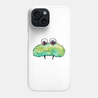 Puffy Green Bean Monster Phone Case