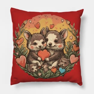 Cute Valentines day animals gift ideas kids tees cute baby bodysuit gifts Pillow