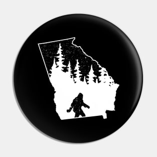 Georgia Bigfoot Gift Pin