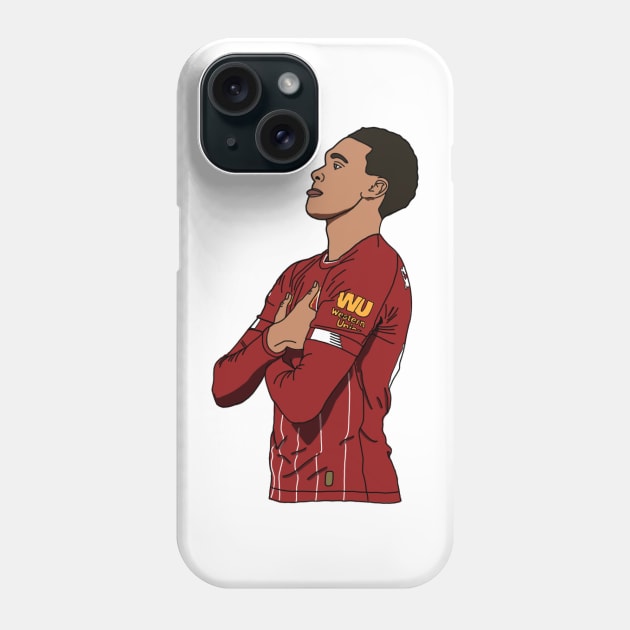 Trent Alexander Arnold Goal Celebration Phone Case by crashstappen