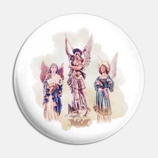 Archangels Michael, Gabriel and Raphael Pin