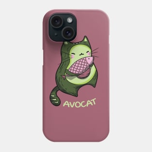 Avocat / Avocado Cat / Cute T-Shirt Phone Case