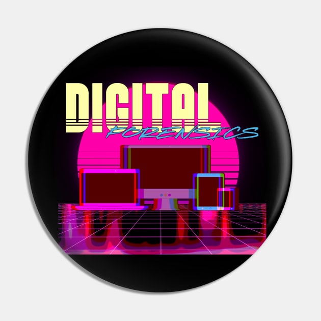 Retro Digital Forensics Pin by DFIR Diva