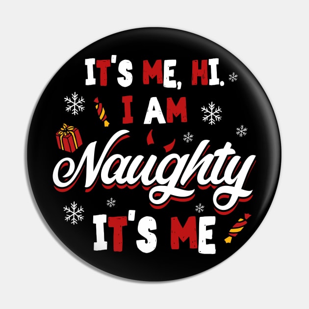 Nice Naughty Men Women Couples Matching Christmas Pin by KsuAnn