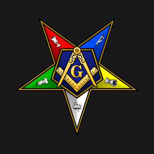 OES Masonic Emblem Order Of The Eastern Star T-Shirt