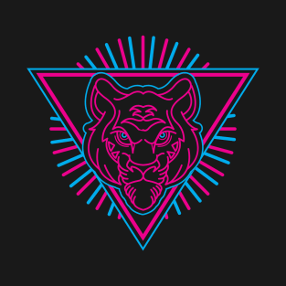 Neon Tiger Lines T-Shirt