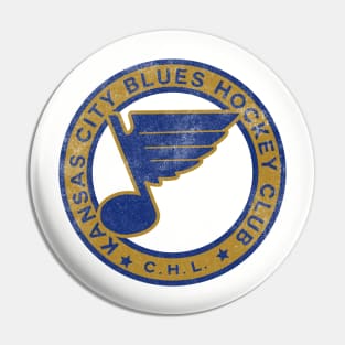 Defunct - Kansas City Blues Hockey Club Pin