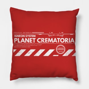 Riddick - Planet Crematoria (White) Pillow