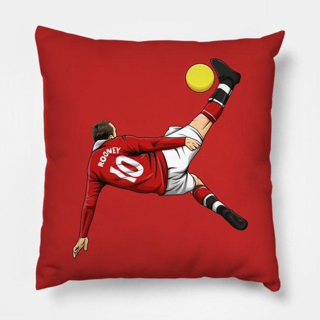 Wayne Rooney Pillow by Aldduardo