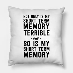 Short term memory terrible Pillow