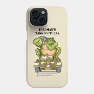 Toadman's Tank Pictures logo blk-txt 2 sided Phone Case