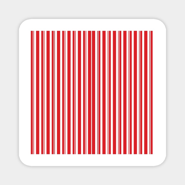 Dapper Stripes, Red Magnet by Heyday Threads