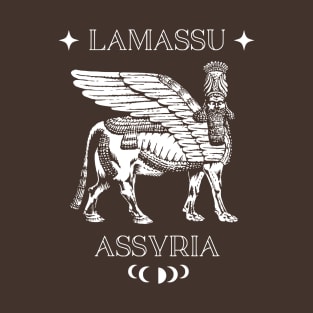 Lamassu Illustration (white print) T-Shirt