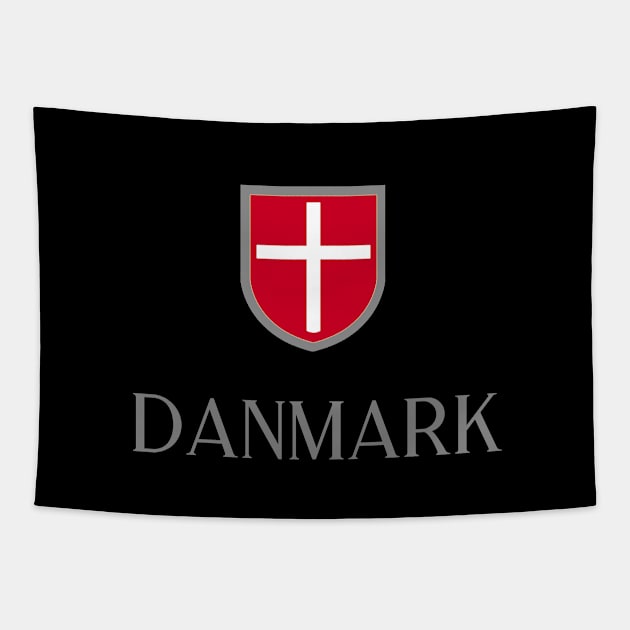 Danmark Grey 2 Tapestry by VRedBaller