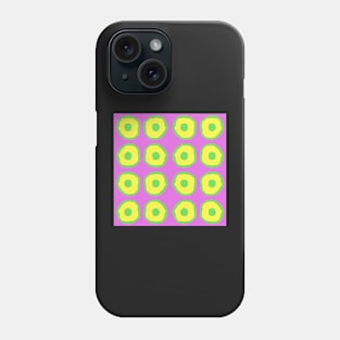 Dots on Pink background Phone Case