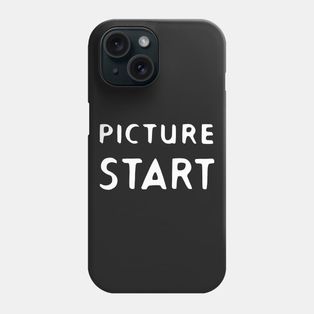 Picture Start White Phone Case by Ekliptik