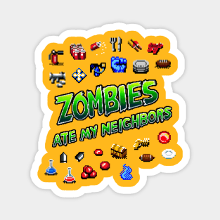 Zombies Ate My Neighbors Magnet