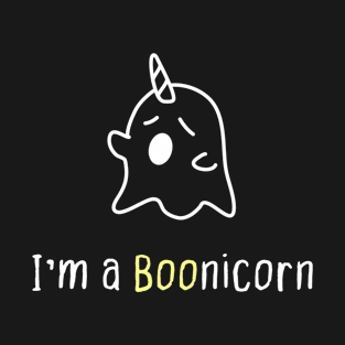 Ghost Unicorn Funny Halloween Cute Boonicorn Undead Children Joke T-Shirt