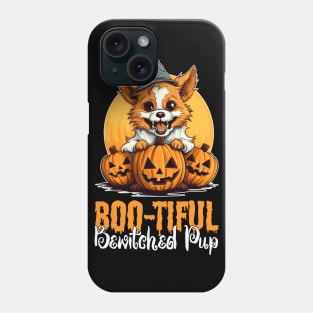 Boo-tifully Bewitched Puppy Dog Halloween Phone Case