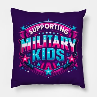 Military Kids, Brave Purple up Souls Pillow